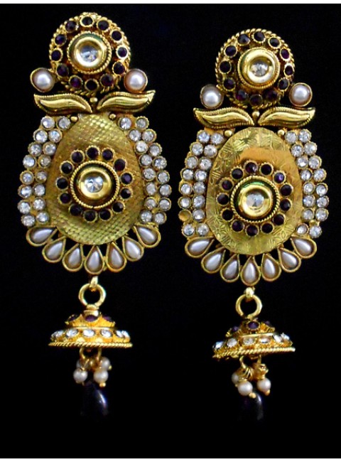 Polki Earrings